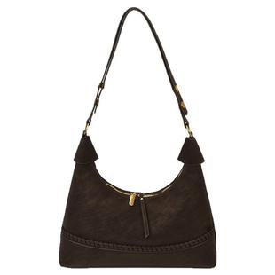 复古美拉德大容量包包女2025新款通勤百搭斜挎包高级感单肩腋下包