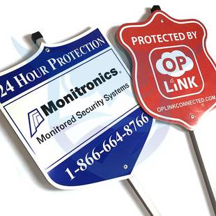 跨境货源ADT铝板安全标志牌foreign指示牌地trade场所插庭院私人