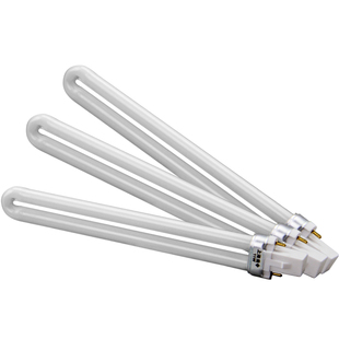 学生护眼节能荧光灯台灯灯管u型两针插式7w9w11w2针浴霸照明灯管