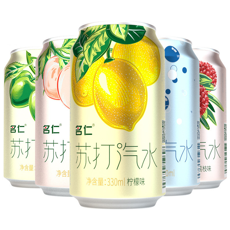 名仁苏打水气泡水24瓶