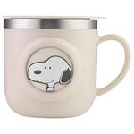 史努比儿童水杯不锈钢家用幼儿园早餐杯带刻度牛奶杯宝宝喝水口杯