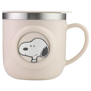 史努比儿童水杯不锈钢家用幼儿园早餐杯带刻度牛奶杯宝宝喝水口杯