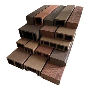 塑木实心条户外木方公园椅条木塑长城墙板共挤木栅栏围栏方通地板