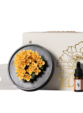 陶瓷金桂瓷花香薰礼盒