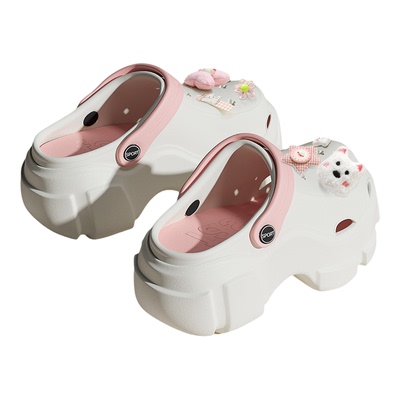 公主风洞洞鞋女款厚底有足弓支撑