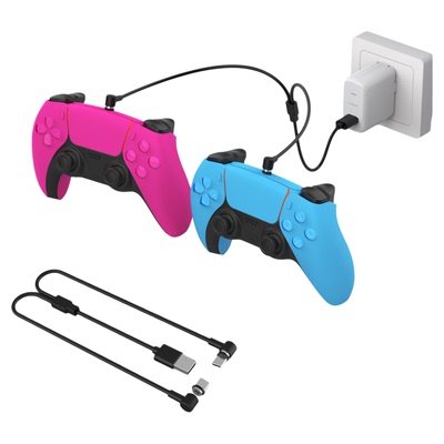 PSVR2手柄一出二磁吸充电线适用于SwitchPS5手柄type-c充电线