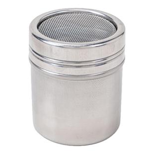 撒粉器带盖可可粉咖啡410不锈钢撒粉筒精细网纱式烧烤调料撒粉筛