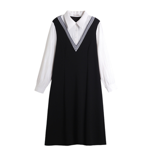 上班族孕妇职业装春连衣裙面试通勤孕妇装春装2026新款连衣裙长款