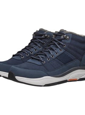 Skechers/斯凯奇正品男子时尚绑带运动高帮休闲靴保暖加绒工装靴