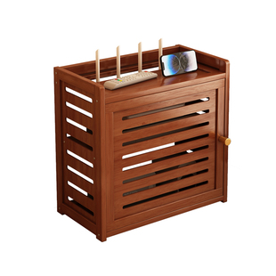 wifi路由器置物架电视机机顶盒支架插座遮丑放置架桌面整理收纳盒