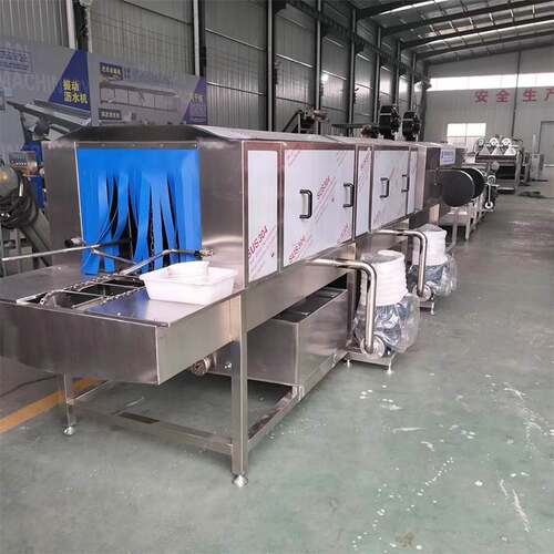 全自动洗筐机鸡柳周转箱清洗设备高压喷淋托盘模具去油渍清洗机