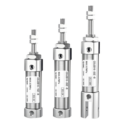 SMC不锈钢迷你气缸CDJ2B16-50Z-B