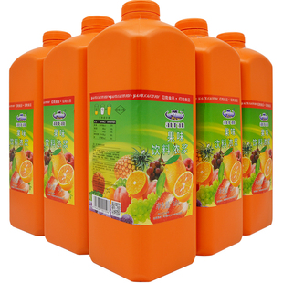 安然浓缩果汁果味饮料浓浆1.9L百香果芒果柠檬柳橙酸梅金桔水蜜桃
