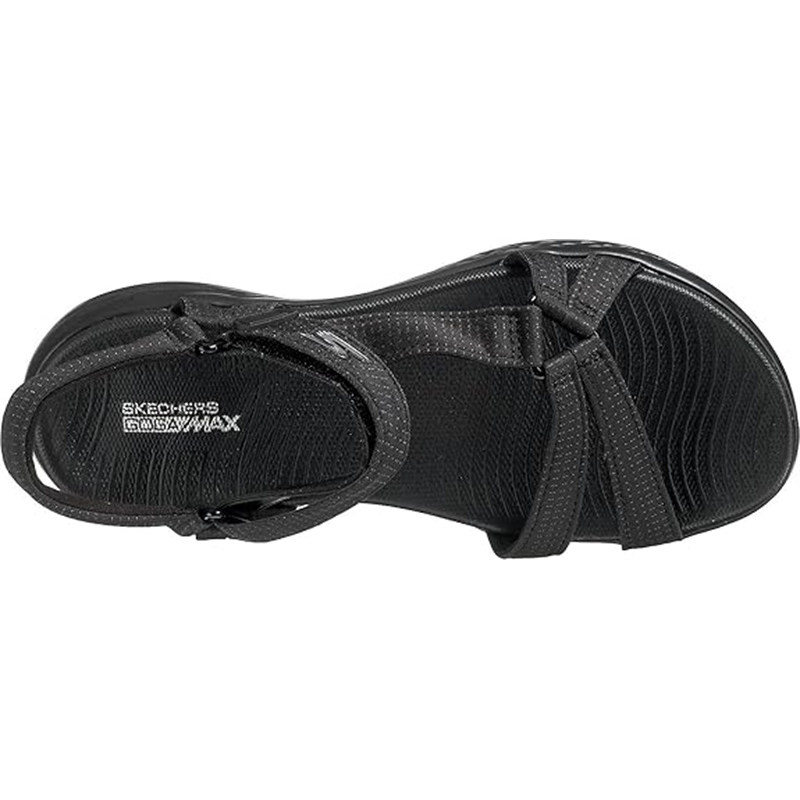 skechers斯凯奇女士平底耐磨凉鞋