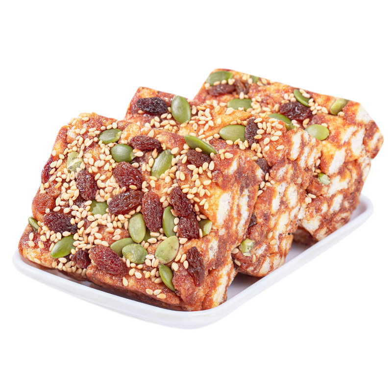 沙琪玛整箱散装软糯山药坚果低早中式糕点/新中式糕点