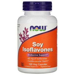 Now Foods诺奥女大豆异黄酮胶囊Soy Isoflavones 120粒