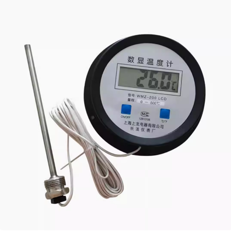 高温数显温度计 500 800 1000度油温测量器 带探头工业烤箱温度表