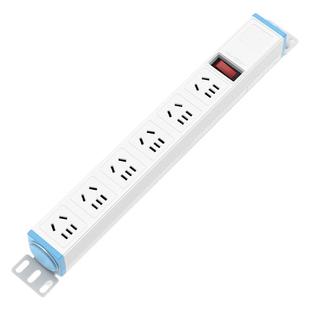 沃浦PDU机柜电源插座6/8位防雷防过载机房插排带线电竞鱼缸排插