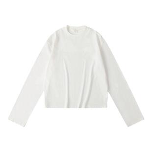 CountryMoment 24SS美式Cleanfit纯色休闲长袖T恤男女内搭打底衫