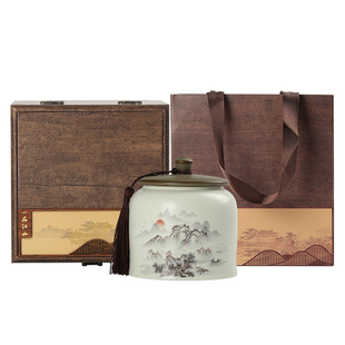 茶叶罐包装盒空礼盒装空盒子礼品盒中式复古订制红茶白茶龙井绿茶