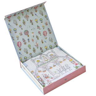 法国Atelier Choux 新生儿宝宝包巾口水巾套装宝宝礼物高端礼盒装