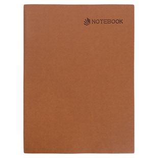 A4笔记本本子定制大本子加厚软皮本简约办公记事本大学生手账本考研日记本商务会议记录本企业订做办公用品