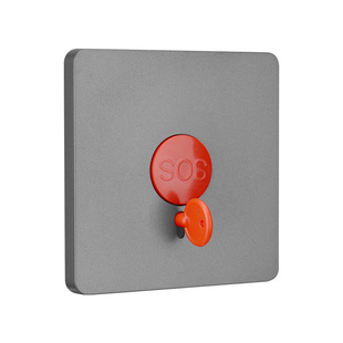 86型紧急按钮开关报警器面板家用SOS求救应急呼叫手动复位