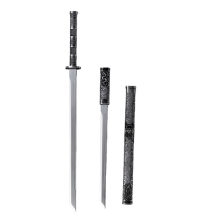 宝剑龙泉鸳鸯子母剑高锰钢一体一鞘二刀双剑硬真刀汉剑未开刃