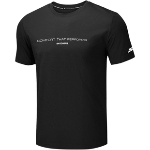 SKECHERS斯凯奇男子运动休闲短袖T恤P226M089-0018