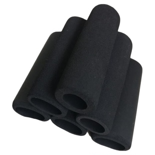 橡塑nbr高密度磨砂面橡胶发泡海绵管 健身机械防滑手把泡沫棉护套