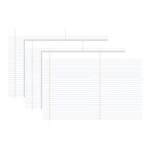 凯萨KAISA大尺寸a3拍纸本试卷型易撕薄脆草稿纸方格思维导图学生考研专用横线单词默写本空白加厚错题演算本