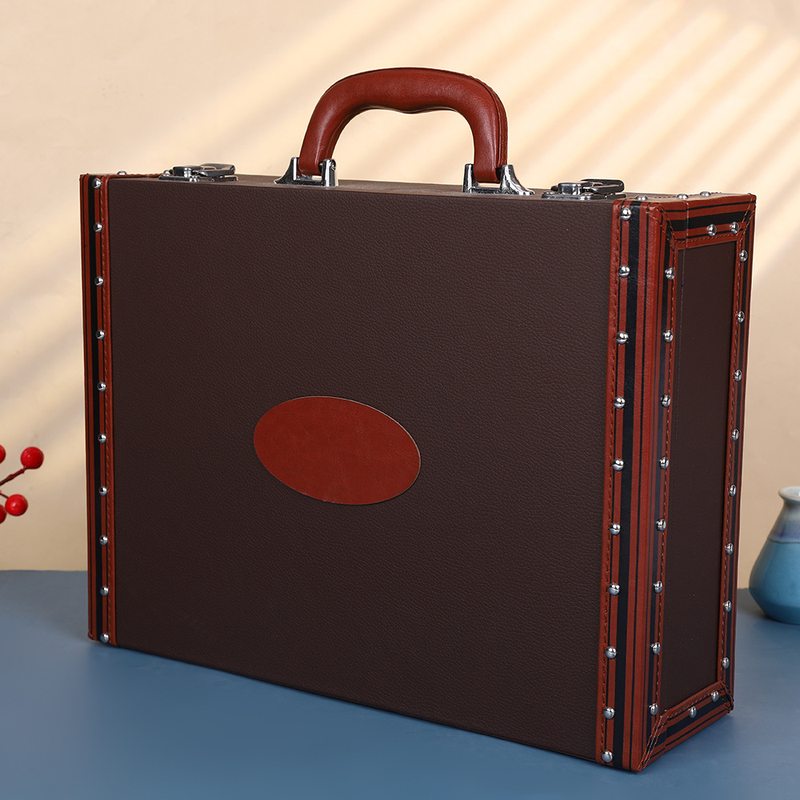 高档红酒盒包装酒水定制包装盒红酒礼盒翻盖葡萄酒双支批发手提