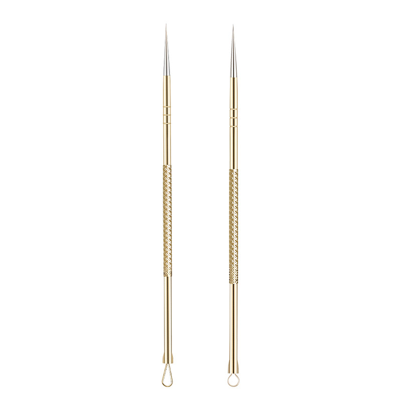 粉刺针美容院专用超尖去黑头针挑挤痘痘工具套装刮闭口器暗疮针