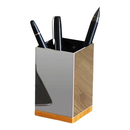 XEMO北欧风铝合金笔插笔筒桌面收纳盒办公文具现代简约金属