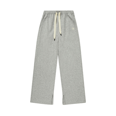 URLAZH有复古阔腿开衩卫裤