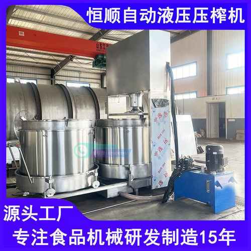 肯德基油渣油炸食品面糊渣子液压挤压脱油机天妇罗油渣物理压榨机