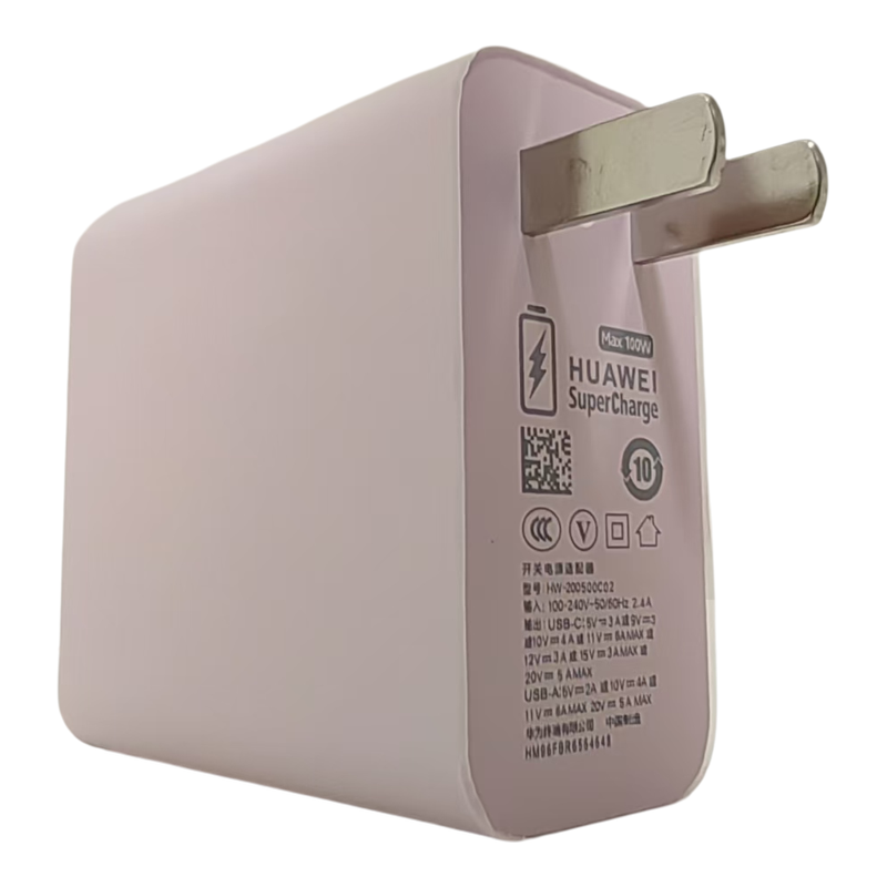 二手华为原装粉色100W充电器Mate70Pro樱花粉充电器超级快充nova13Pro/11Ultra/12Pro/Ultra原厂正品荣耀300
