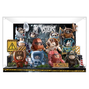 乐一百适用于泡泡玛特LABUBU拉布布横山宏Ma.k机甲场景防尘展示盒