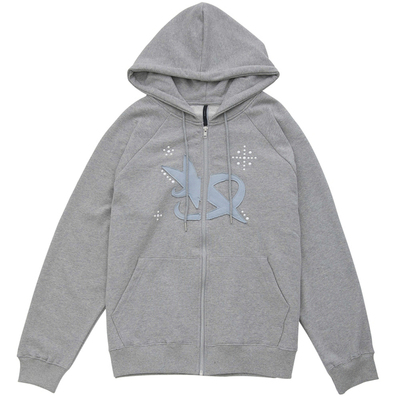 韩国设计师品牌烫钻连帽衫卫衣