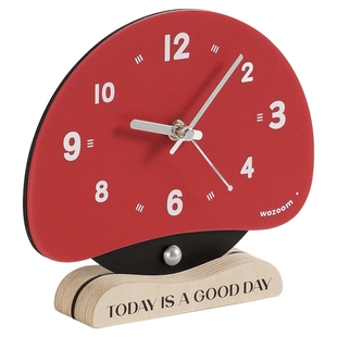 Mandelda玄关时钟摆件家居客厅电视柜创意钟表桌面摆台式装饰品