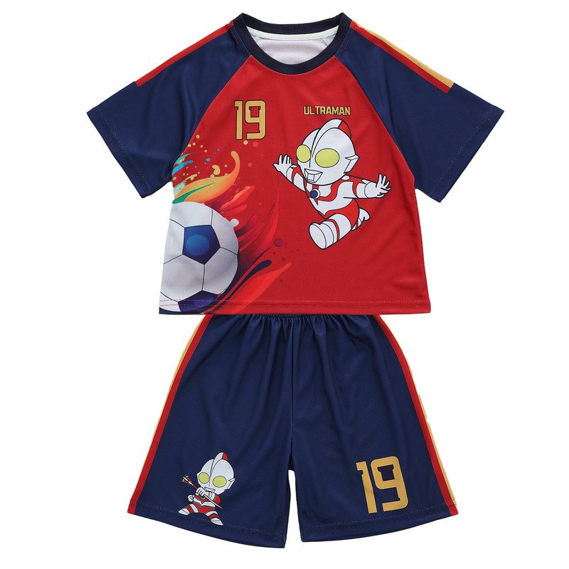 薄款透气凉感夏季短袖球服两件套
