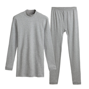 清仓三枪内衣正品男女纯棉厚棉半高领加厚全棉秋衣秋裤内衣套装