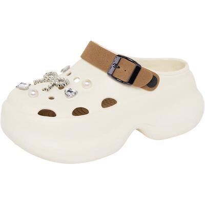 REEMOOR厚底洞洞鞋外穿拖鞋凉鞋