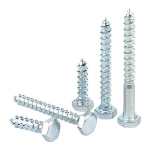 镀锌外六角自攻螺丝钉粗牙加长自钻家具螺钉自攻木螺栓M6M8M10M12