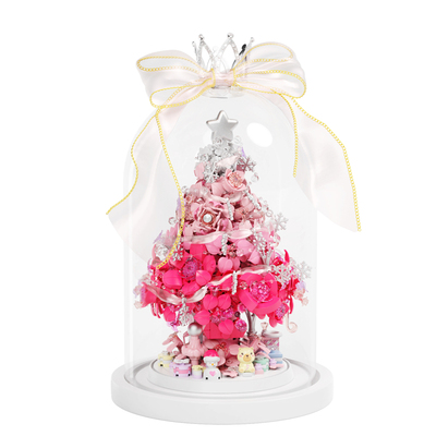 月光社圣诞树积木女孩礼物