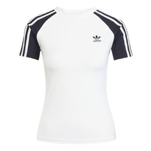 运动三条纹修身短袖T恤女装夏季adidas阿迪达斯官方outlets三叶草