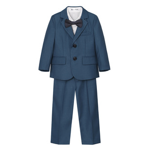 儿童西装礼服套装男童主持人朗诵演讲钢琴演出服男孩西式婚礼服装