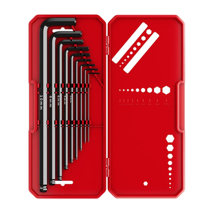 德力西电气高硬度内六角扳手加长套装梅花螺丝刀工具六棱六方6匙