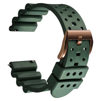 手表配件运动防汗防臭氟橡胶表带