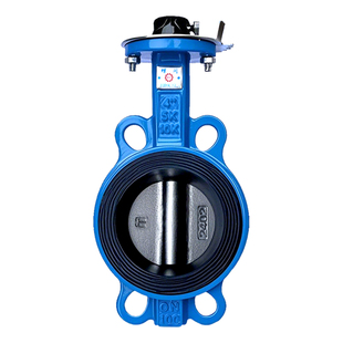 手柄对夹式蝶阀D71X-16Q软密封球磨铸铁手动开关调节阀门DN50 65